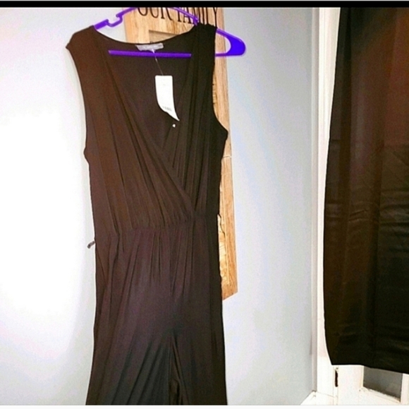 Nwt New York collection black jumpsuit size large - Picture 4 of 4